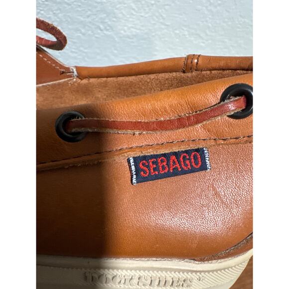 Vintage Sebago Dockside Boat Shoes Unisex Men's 7.5 Women's 9 - Picture 9 of 12